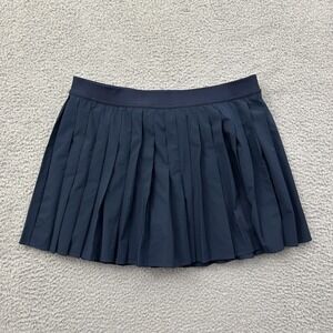 Lululemon High Rise Pleated Tennis Skirt Skort True Navy Athletic Women's 10